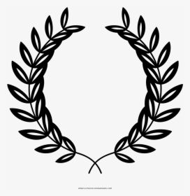 Laurel Wreath Coloring Page - Tyrone Gaa Crest, HD Png Download, Transparent PNG
