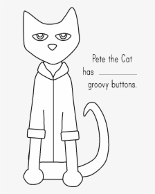 Pete The Cat Collection Of Black And White High Head - Cartoon, HD Png Download, Transparent PNG