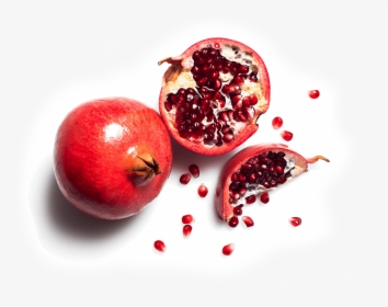 Pomegranate- - Fruits Top View Png, Transparent Png, Transparent PNG