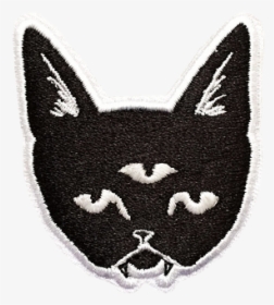 Three Eyed Cat Patch - Black Cat, HD Png Download, Transparent PNG