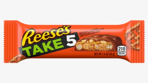 Reese S Take5 Candy Bar - Reese's Peanut Butter Cups, HD Png Download, Transparent PNG