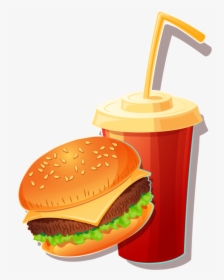 Burger & Coke Png Image Free Download Searchpng - French Fries, Transparent Png, Transparent PNG