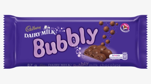 Cadbury Dairy Milk Bubbly - Cadbury Bubbly Chocolate Bar, HD Png Download, Transparent PNG