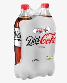 Diet Coke 175twin - Coca Cola 1.75 L, HD Png Download, Transparent PNG