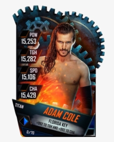 Supercard Adamcole S4 17 Monster - Wwe Supercard Titan Cards, HD Png Download, Transparent PNG