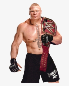Brock Lesnar With Belt, HD Png Download, Transparent PNG