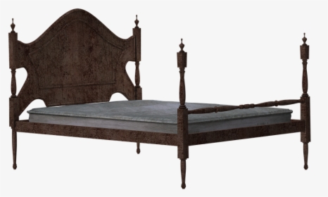 Bed Wooden Bed Rest Sleep Png Image - Bed Frame, Transparent Png, Transparent PNG