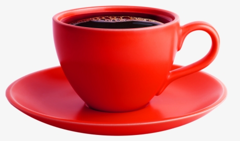 Red Cup Of Coffee Png, Transparent Png, Transparent PNG