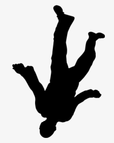 Falling Silhouette Png Clip Art Freeuse Library - Falling Silhouette Png, Transparent Png, Transparent PNG