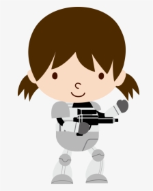 Storm Trooper Girl By Chrispix326 Storm Trooper Girl - Cartoon, HD Png Download, Transparent PNG