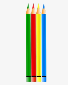 Three Color Pencil Png, Transparent Png, Transparent PNG