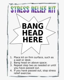 Stress Relief - Paper, HD Png Download, Transparent PNG