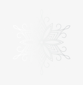 Red And White Snowflake - White Snowflakes Png Clipart, Transparent Png, Transparent PNG
