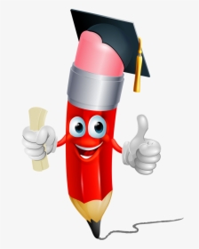 Clipart Freeuse Stock Clipart Crayons - Pencil Graduation Clipart, HD Png Download, Transparent PNG