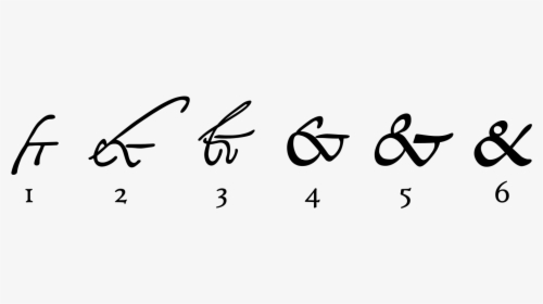 Ampersand History, HD Png Download, Transparent PNG