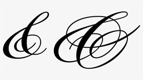 Ampersand Symbol Typography Character Font - Script, HD Png Download, Transparent PNG