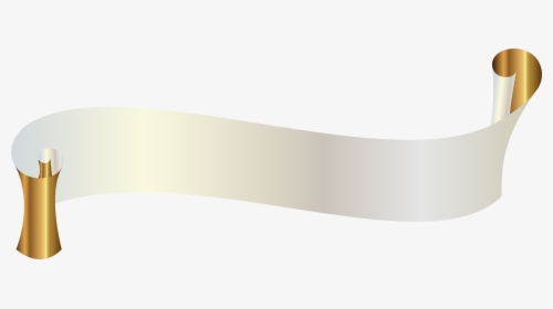 Transparent Gold Banner Ribbon Png - Gold And White Banner Png, Png Download, Transparent PNG
