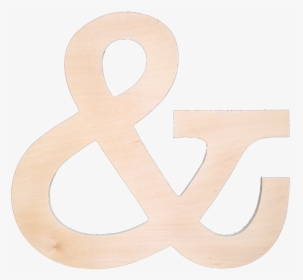 Wood Ampersand Symbol - Wood, HD Png Download, Transparent PNG