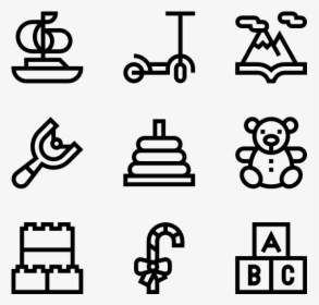 Christmas Toys - Railroad Icons, HD Png Download, Transparent PNG