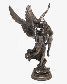 Winged Fame Statue - Greek God Bronze Statues, HD Png Download, Transparent PNG