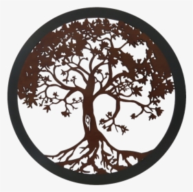 Tree Of Life Symbol Black And White, HD Png Download, Transparent PNG