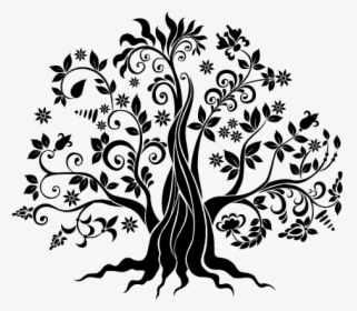 Download Tree Of Life Svg Free Black And White Tree Drawing On Wall Hd Png Download Transparent Png Image Pngitem