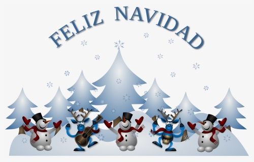 Feliz Navidad Card Front By Merlin2525 800px - Seasons Greetings Clipart, HD Png Download, Transparent PNG