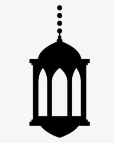 Silhouette Ramadan Lantern Png Clipart , Png Download - Ramadan Lantern Clipart, Transparent Png, Transparent PNG