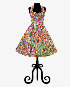 Vintage Clothespin Png - Fashion Dress Clipart, Transparent Png, Transparent PNG