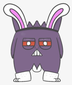 Pokemon Gengar Easter Rabbit - Cartoon, HD Png Download, Transparent PNG