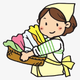 Basket Drawing At Getdrawings - Clipart Laundry, HD Png Download, Transparent PNG