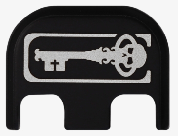 Skeleton Key Titanium Black Traditional Finish Back - Chaves Knives Logo, HD Png Download, Transparent PNG