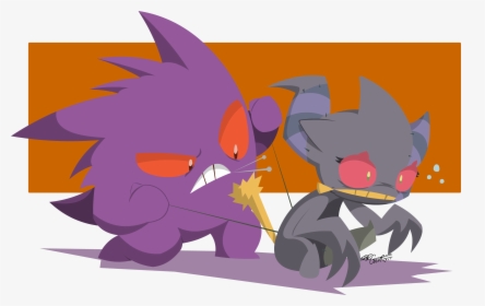 Pokemon Banette And Gengar , Png Download - Pokemon Banette And Gengar, Transparent Png, Transparent PNG