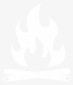 Campfire - Johns Hopkins White Logo, HD Png Download, Transparent PNG