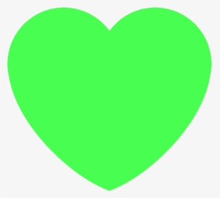 Neon Green Heart Discord Emoji - Green Heart Transparent Background, HD Png Download, Transparent PNG