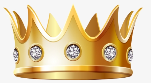 Gold Crown With Diamonds Png Clip Art Image - Clip Art, Transparent Png, Transparent PNG