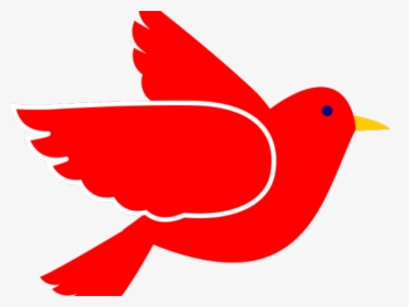 Cardinal Clipart Red Bird - Bird Flying Clip Art, HD Png Download, Transparent PNG