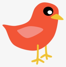 Artwork,wing,bird - Clipart Red Bird, HD Png Download, Transparent PNG