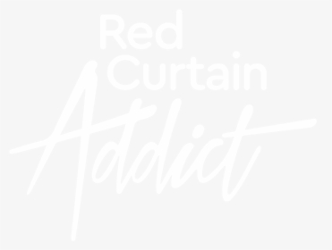 Red Curtain Addict Logo - Calligraphy, HD Png Download, Transparent PNG