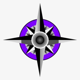 Compass Blue Rose Clip Art - Compass Vector Art Free, HD Png Download, Transparent PNG