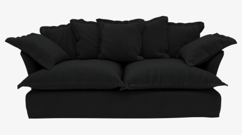 Black Velvet Song Sofa Additional Cover   Class Lazyload - 3 Seater Linen Sofa, HD Png Download, Transparent PNG