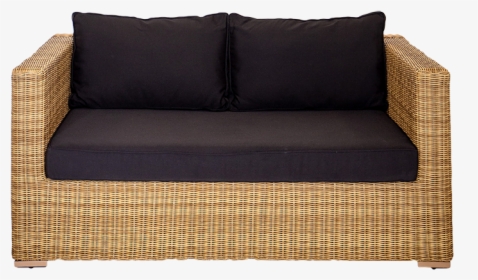 Dune Two Seater Sofa With Black Cushions - Loveseat, HD Png Download, Transparent PNG