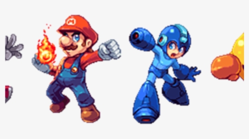 Transparent Smash Bros Png - Super Smash Bros Characters Pixel Art, Png Download, Transparent PNG