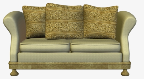 Sofa Png Image - Sofa With Cushion Png, Transparent Png, Transparent PNG