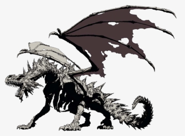 Simply Unzip The Files Into Hunter World - Monster Hunter Skeleton Dragon, HD Png Download, Transparent PNG