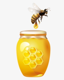 Transparent Honey Bees Png - Transparent Background Honey Bee Clipart, Png Download, Transparent PNG