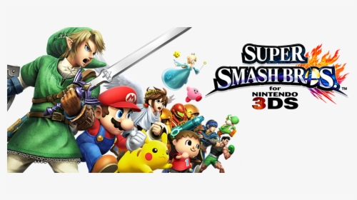 Smashbros3ds Cast - Super Smash Bros 3ds Png, Transparent Png, Transparent PNG