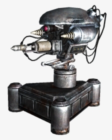 Hall Monitor Edit - Fallout 3 Laser Turret, HD Png Download, Transparent PNG