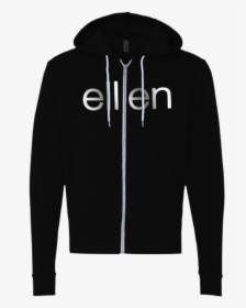 Ellen Show Be Kind Zip Hoodie- Black - Hoodie, HD Png Download, Transparent PNG