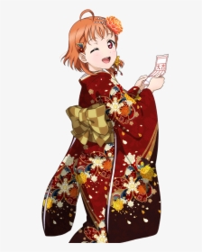 Love Live Sunshine Kimono Chicka Clipart , Png Download - Rin Y Chika Love Live, Transparent Png, Transparent PNG